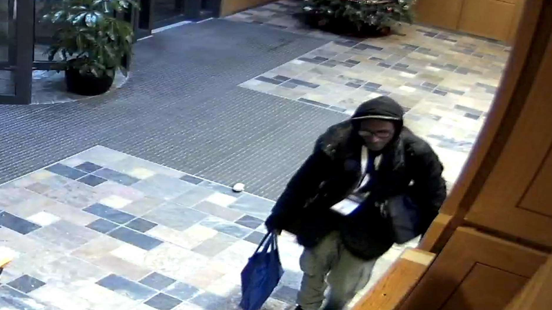 According to police, the man stole a "large amount" of laptop computers and cell phones
