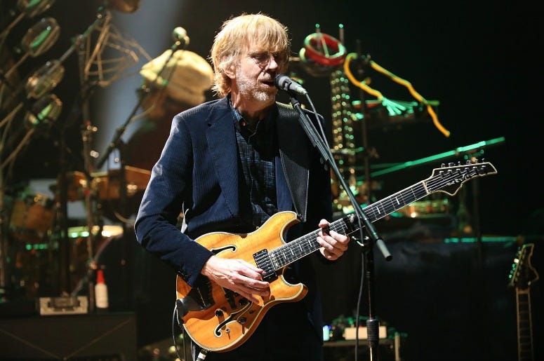 Trey Anastasio performs after the world premiere of "Between Me and My Mind" during the 2019 Tribeca Film Festival