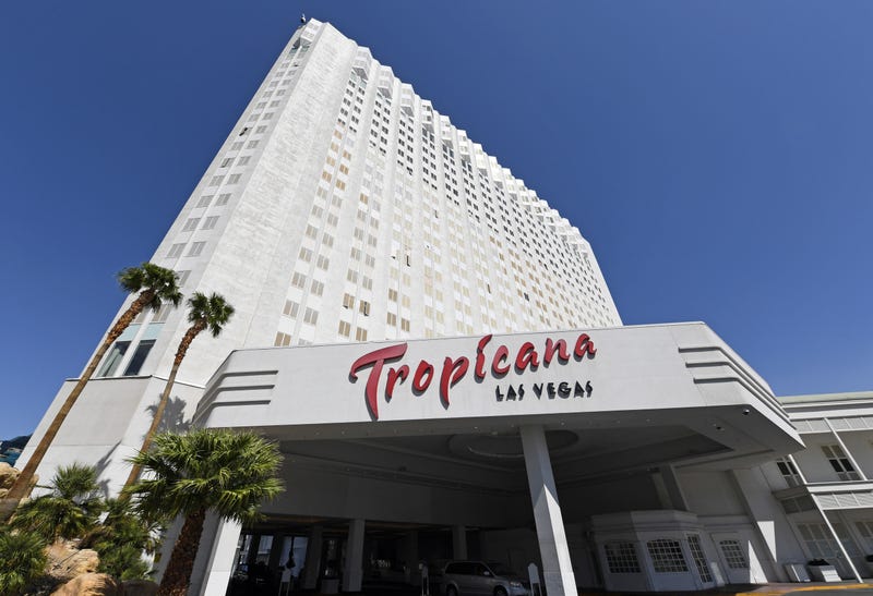 The exterior of the Tropicana Hotel in Las Vegas