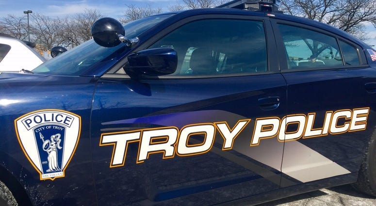 Troy police car