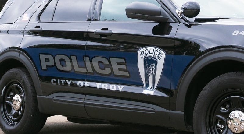 Troy police car