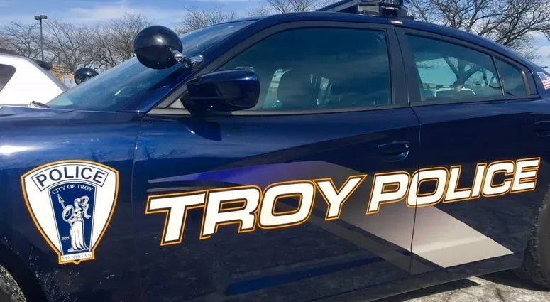 Troy police car