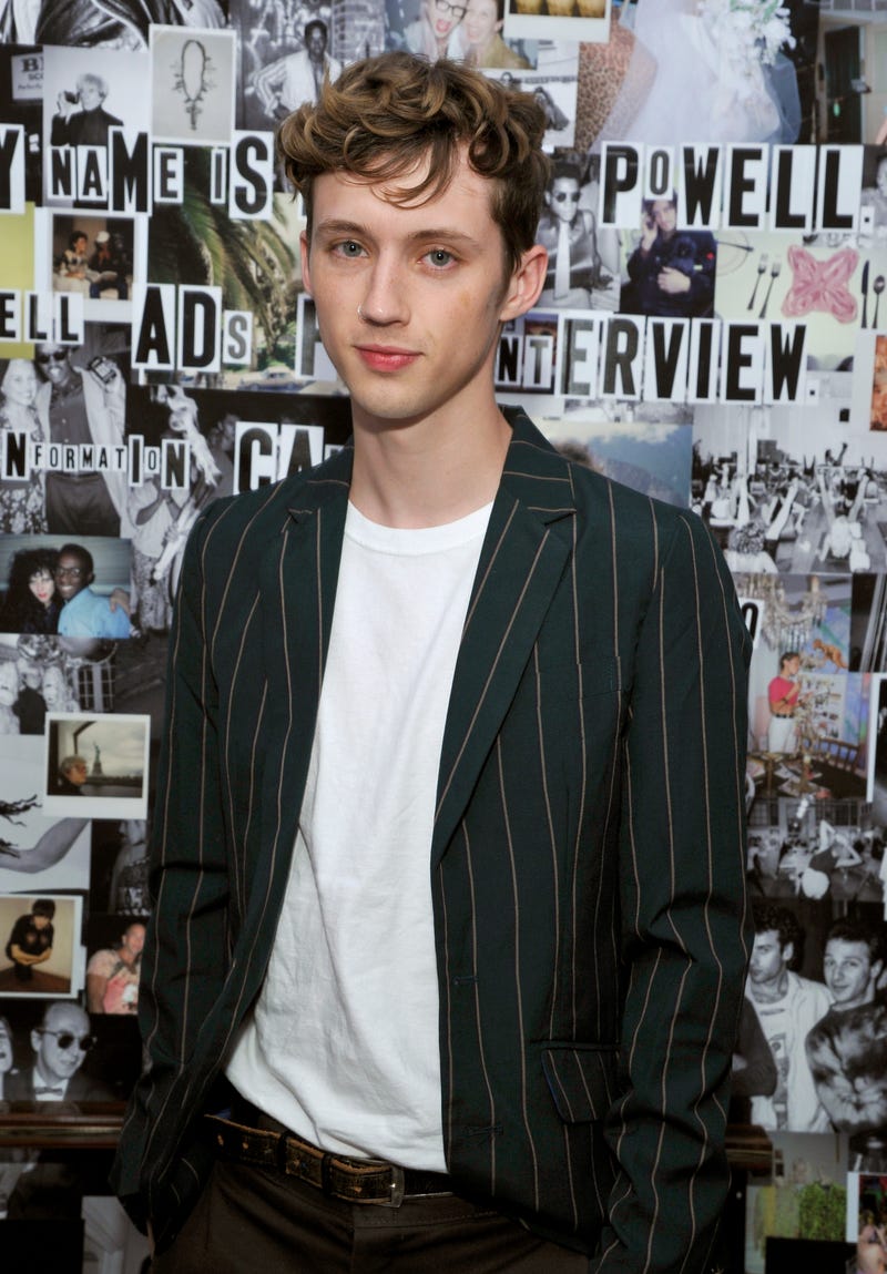 Troye Sivan attends Gucci's celebration of the Release of Paige Powell In LA on May 16, 2019 in Beverly Hills, California. 