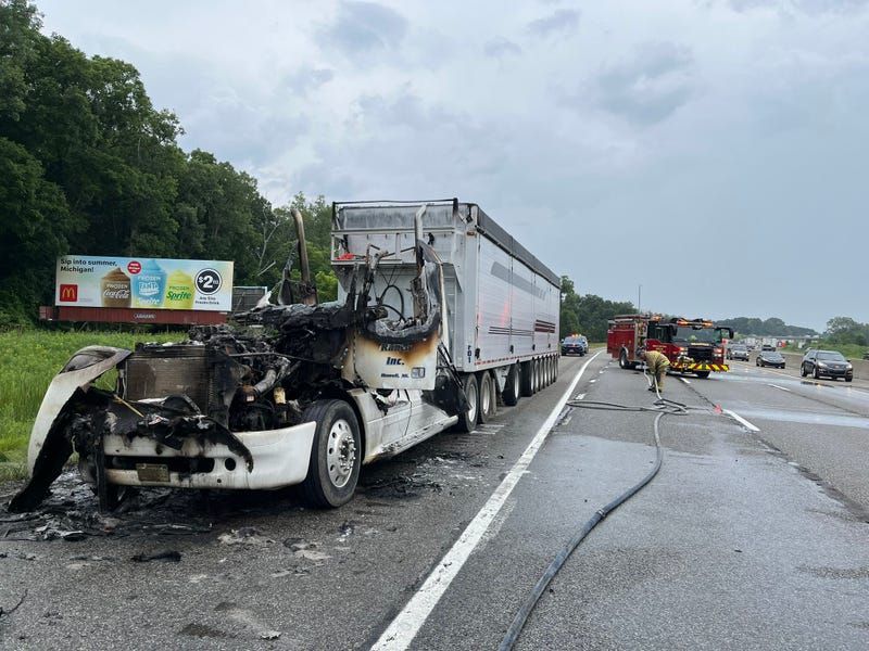 Truck fire