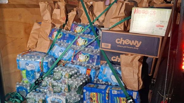 Local man headed to hurricane zone with truck, trailer full of supplies