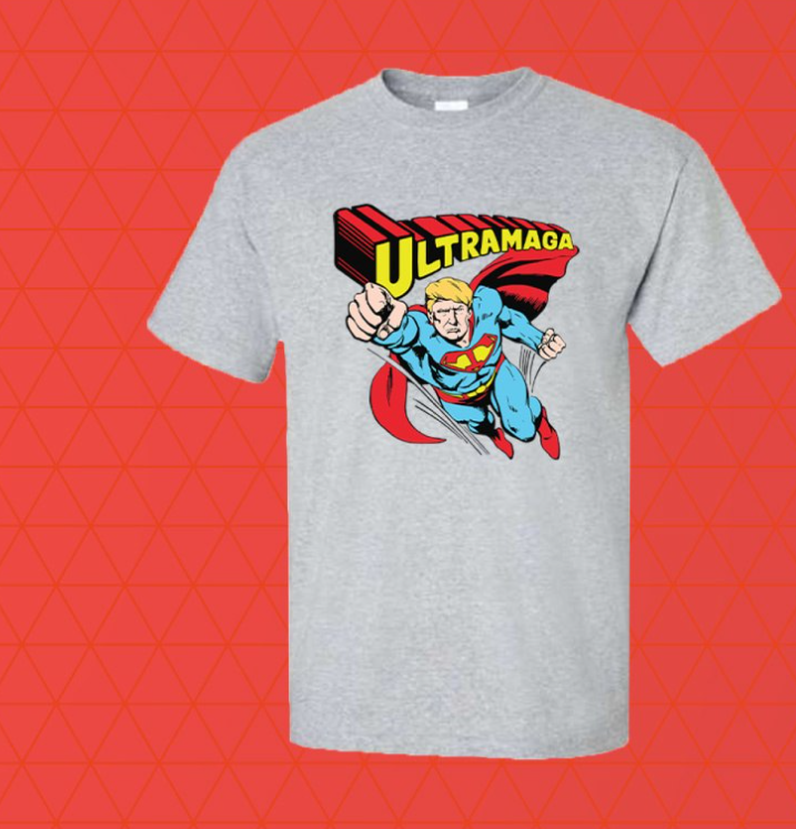 The Save America PAC has begun advertising these "ULTRAMAGA" T-shirts.