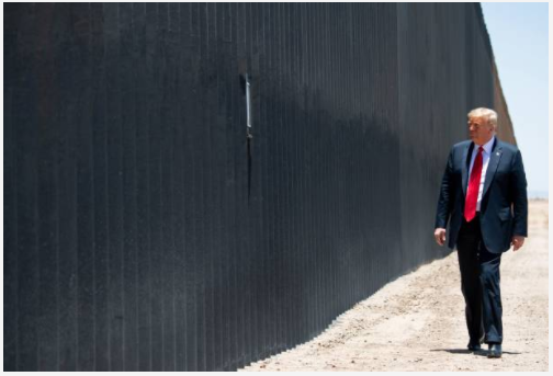 Trump at border