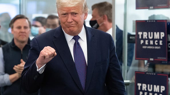 Trump falsely claims victory in Michigan, Pennsylvania, Georgia and North Carolina; Twitter flags it as fake news