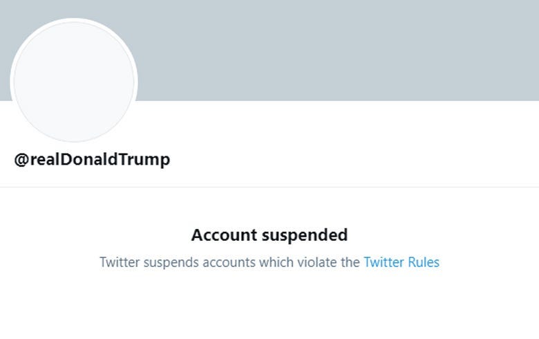 Twitter suspended