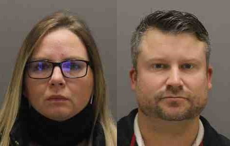 Amber Naab and her husband Michael pleaded guilty Tuesday to charges of using a phony vaccination card to get into a Bills playoff game in January.
