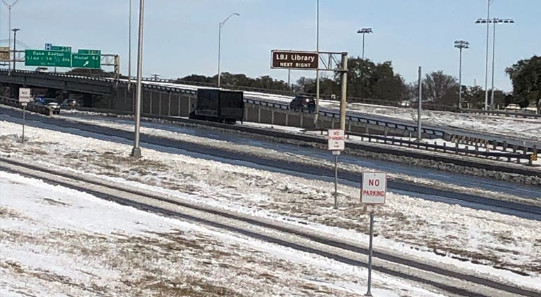 Interstate 35 snow