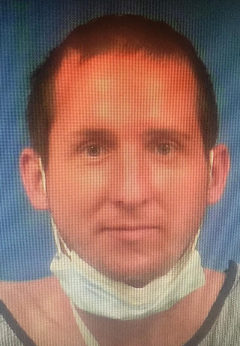 Booking photo of DUI suspect Tyler Kennedy