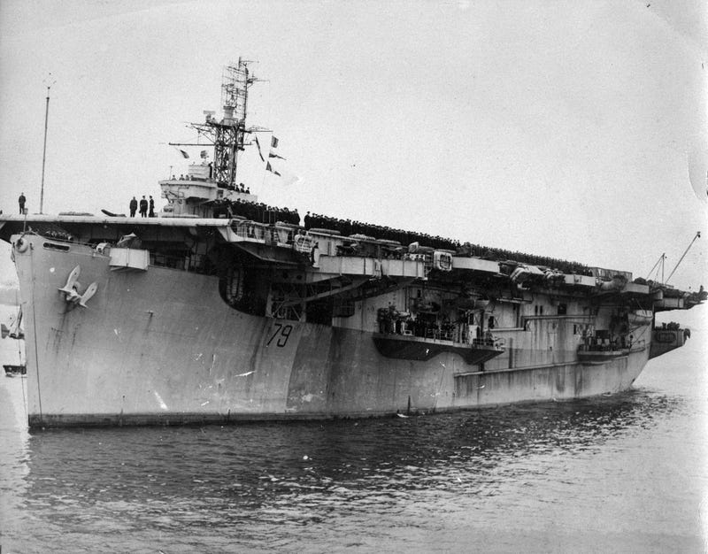Navy identifies wreck of USS Ommaney Bay, WWII aircraft carrier, hit by kamikaze