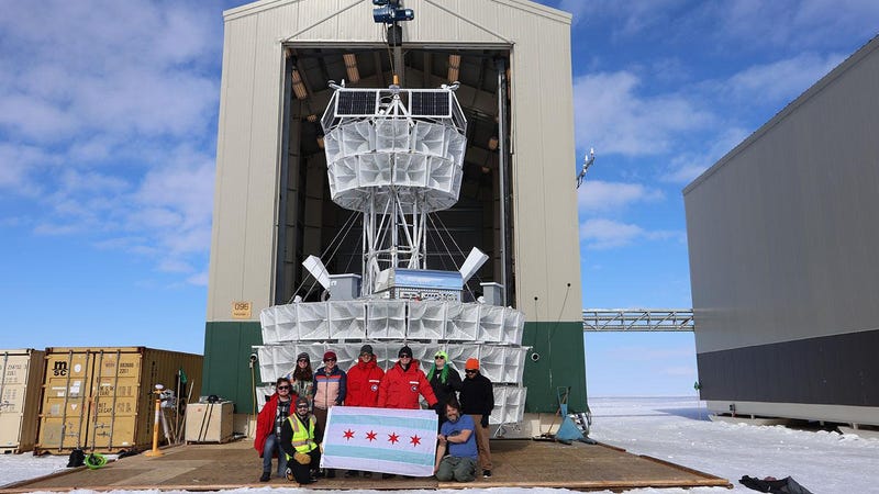 Scientists at the University of Chicago have begun analyzing data from a NASA balloon mission that spent more than three weeks circling Antarctica, searching for elusive particles from the far reaches of the universe.