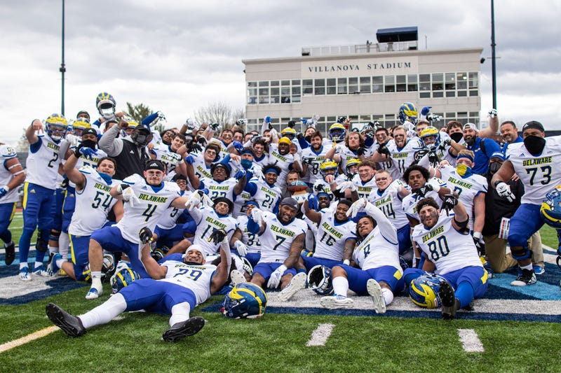 The Delaware Blue Hens football team.