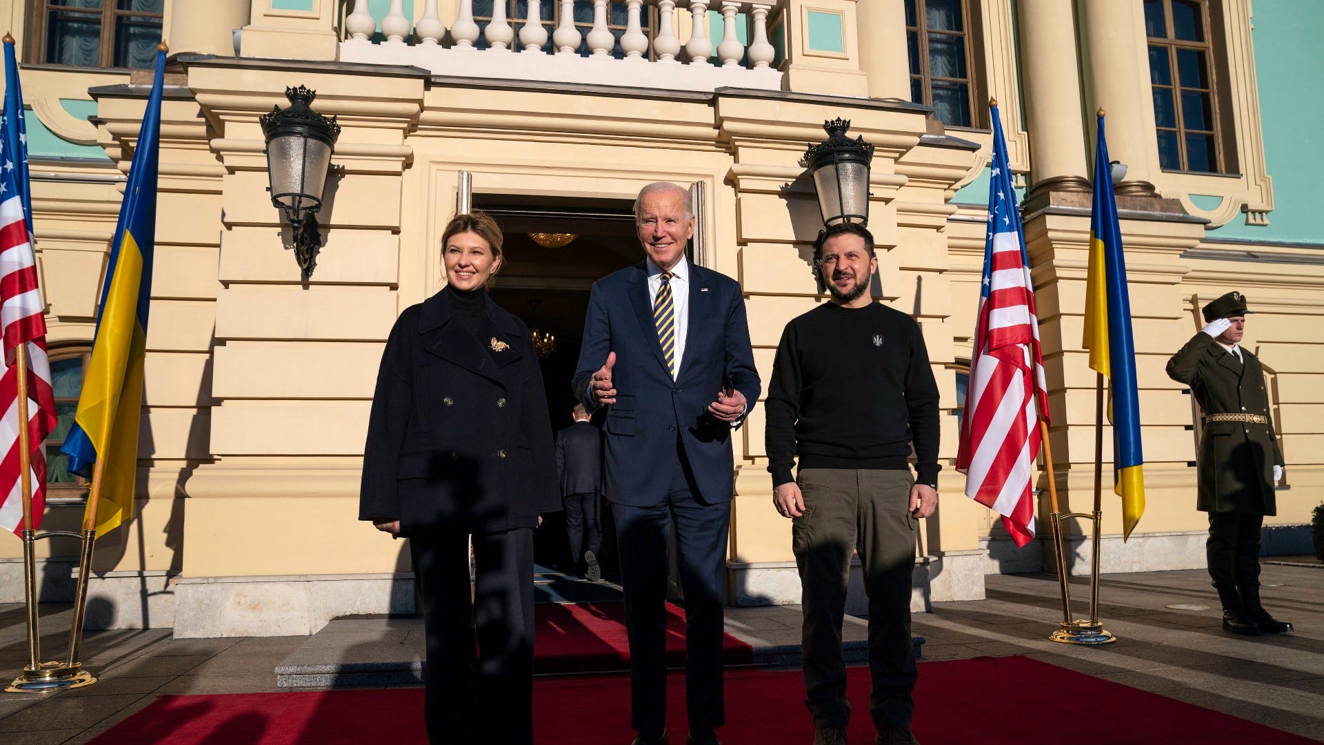 Biden in Ukraine ahead of war anniversary: 'Kyiv stands'