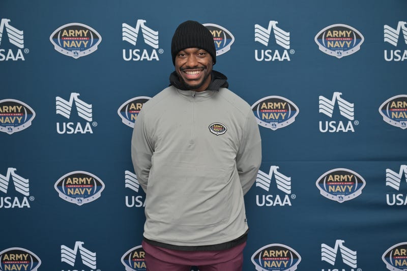 RG3 at USAA's Heroes Huddle at the Army-Navy Game