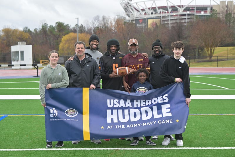 RG3 at USAA's Heroes Huddle at the Army-Navy Game
