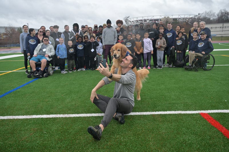 RG3 at USAA's Heroes Huddle at the Army-Navy Game