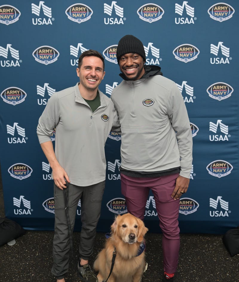 RG3 at USAA's Heroes Huddle at the Army-Navy Game