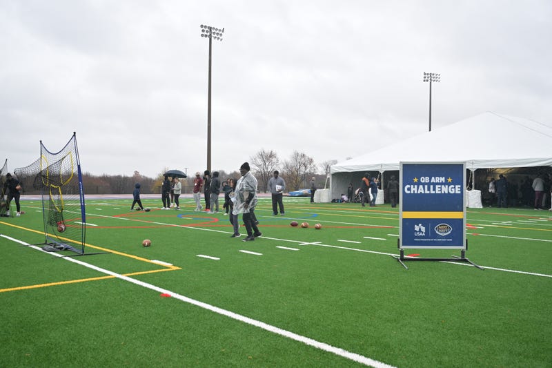 RG3 at USAA's Heroes Huddle at the Army-Navy Game