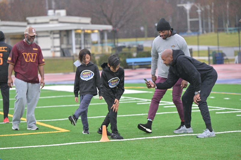 RG3 at USAA's Heroes Huddle at the Army-Navy Game