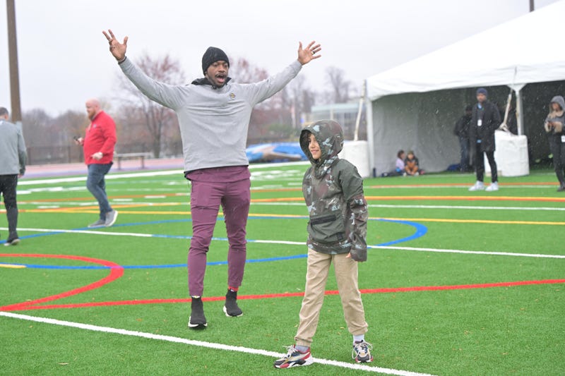 RG3 at USAA's Heroes Huddle at the Army-Navy Game