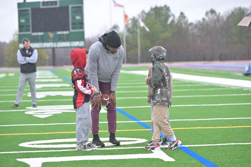 RG3 at USAA's Heroes Huddle at the Army-Navy Game
