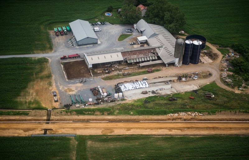 Sunoco Mariner East pipeline running through South Lebanon Township, Pa.