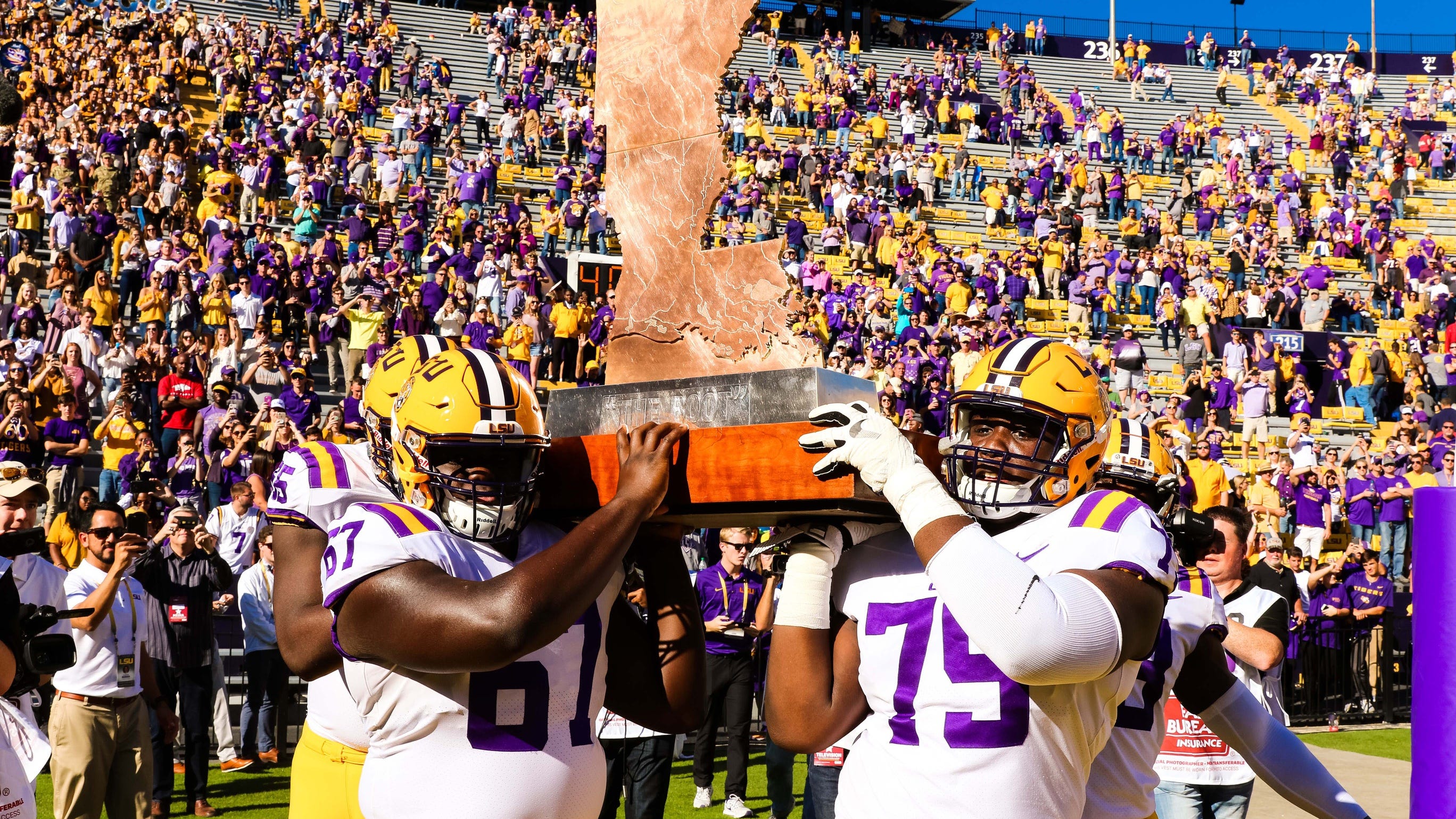LSU-Arkansas is about a lot more than a Golden Boot. Still, Tigers will gladly take it.