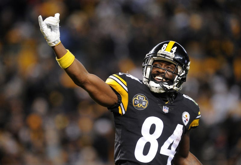 Antonio Brown with Steelers