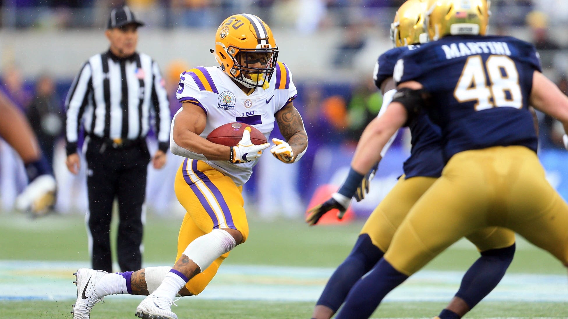 Derrius Guice allegedly sexually harassed 70-year-old Superdome employee