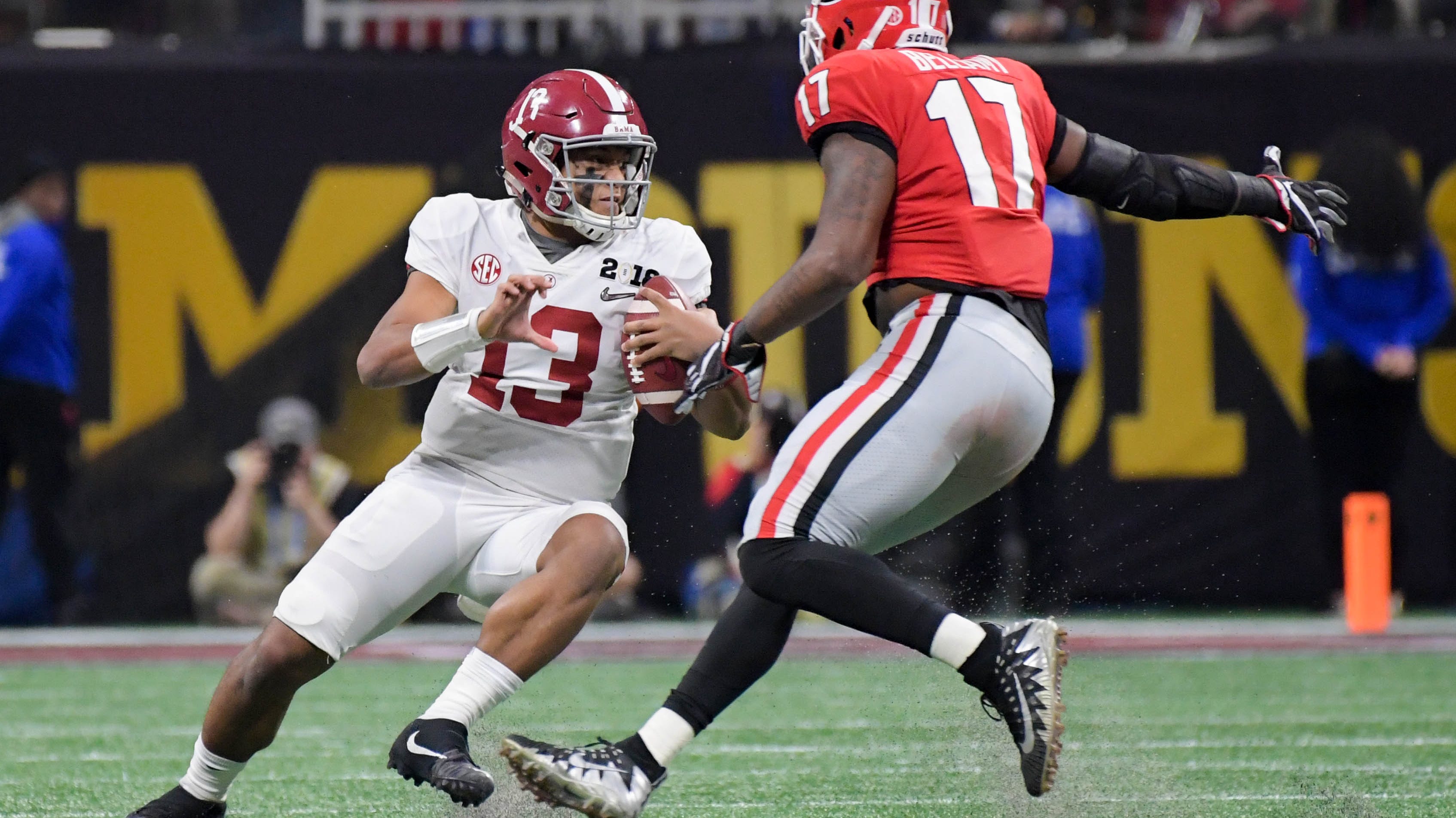 Former UGA LB Davin Bellamy: "We were completely blindsided" when Tua came in "we didn't prepare for him at all"