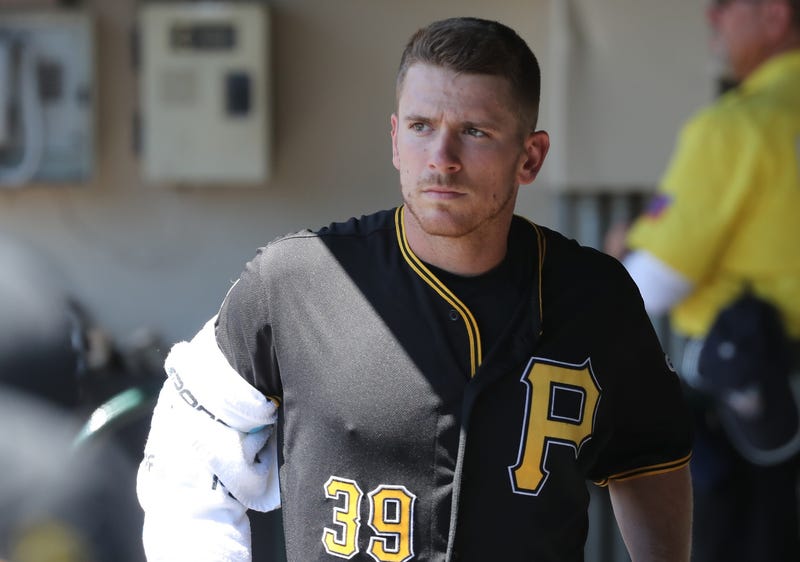 Chad Kuhl in dugout