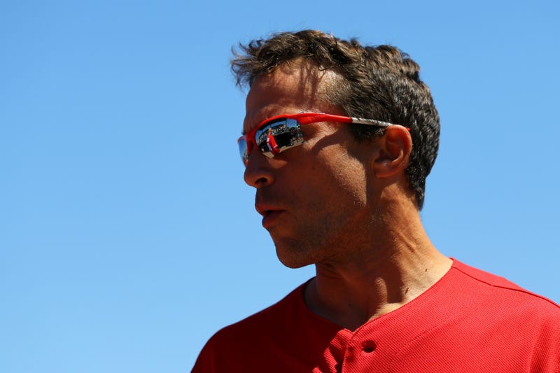 Philadelphia Phillies Sam Fuld, Mar 23, 2018, in Bradenton, Florida.