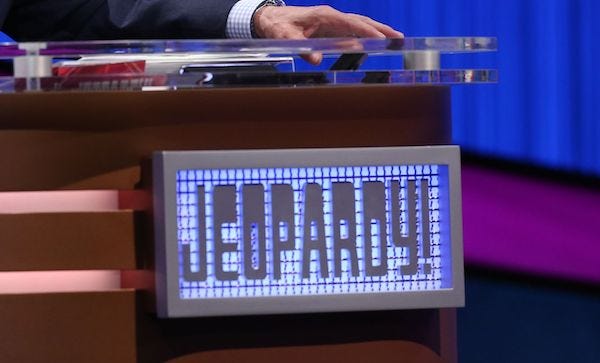Jeopardy! podium