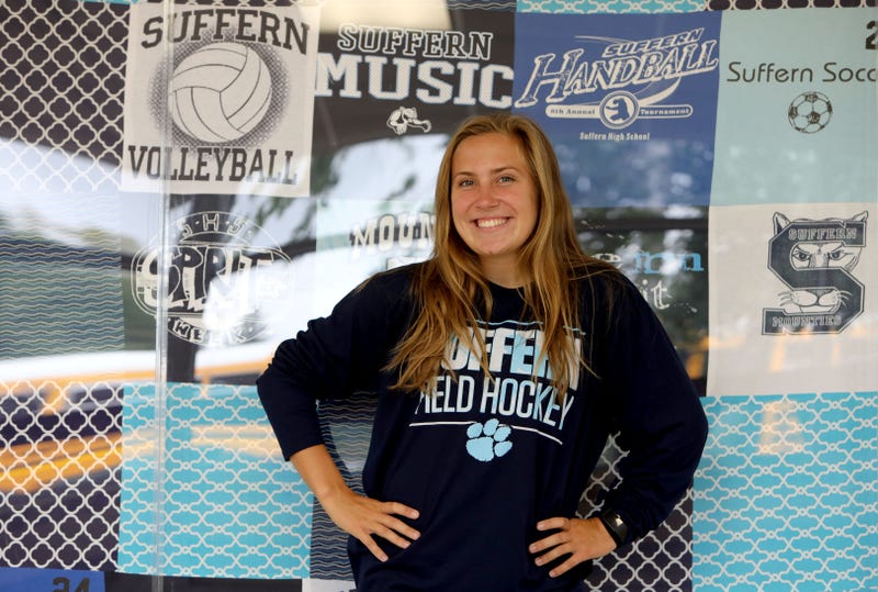 File photo: Rockland Scholar-Athlete Madie Nicpon, a captain on the Suffern varsity field hockey team, at the high school Sept. 13, 2018