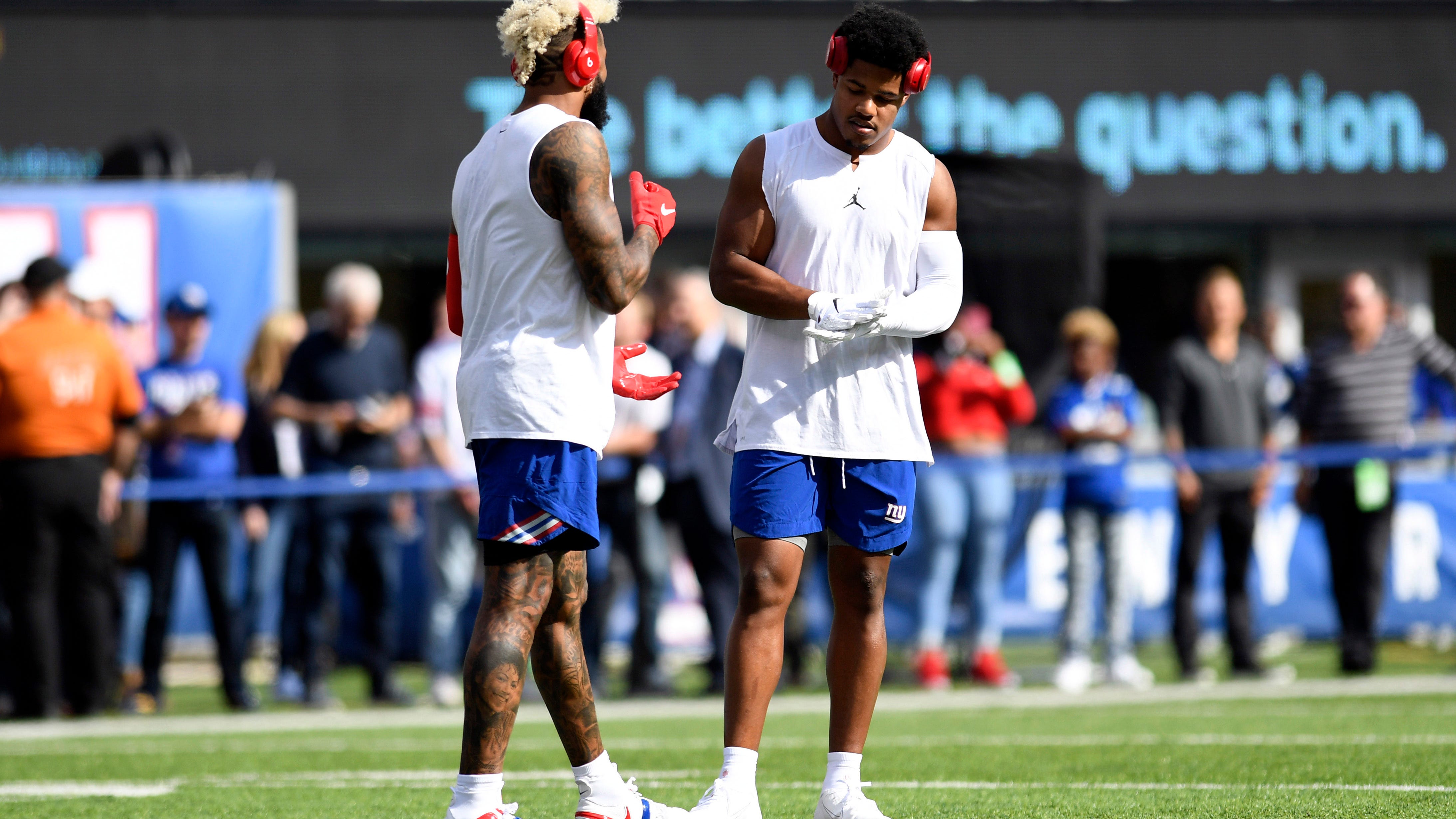 Sterling Shepard on OBJ visit to Giants camp: 'It meant a lot to me'