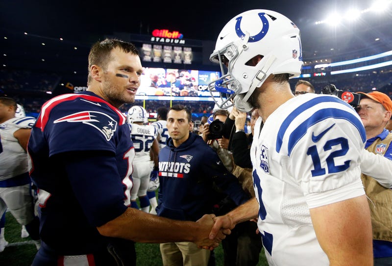 Tom Brady and Andrew Luck met on a variety of occasions during their NFL careers. 
