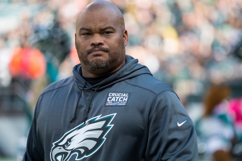 Eagles running back coach Duce Staley