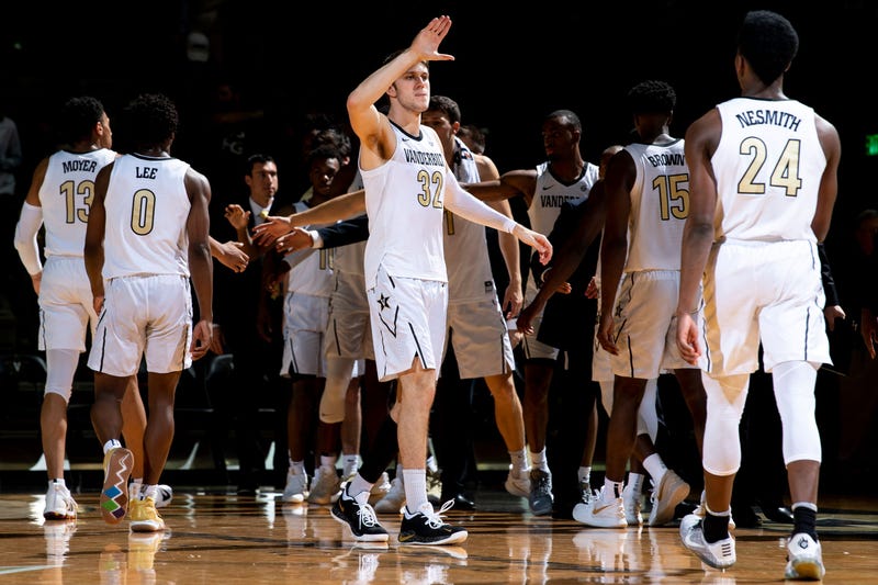 Matt Ryan goes to high-five Vanderbilt and now Celtics teammate Aaron Nesmith
