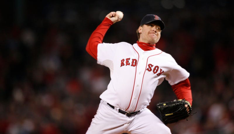 RHP Curt Schilling in World Series Game 2