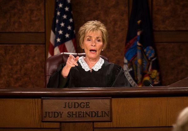 Judge Judy Sheindlin hosts "Judge Judy"
