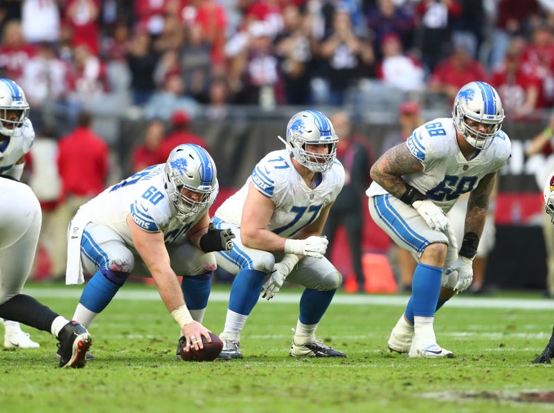 Graham Glasgow, Frank Ragnow, Taylor Decker