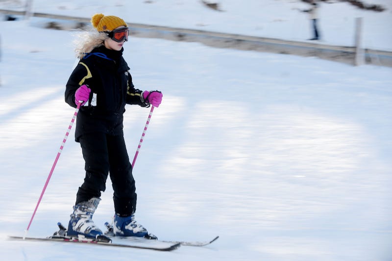 skiing