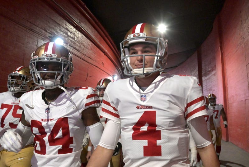 Nick Mullens could be an interesting trade candidate. 
