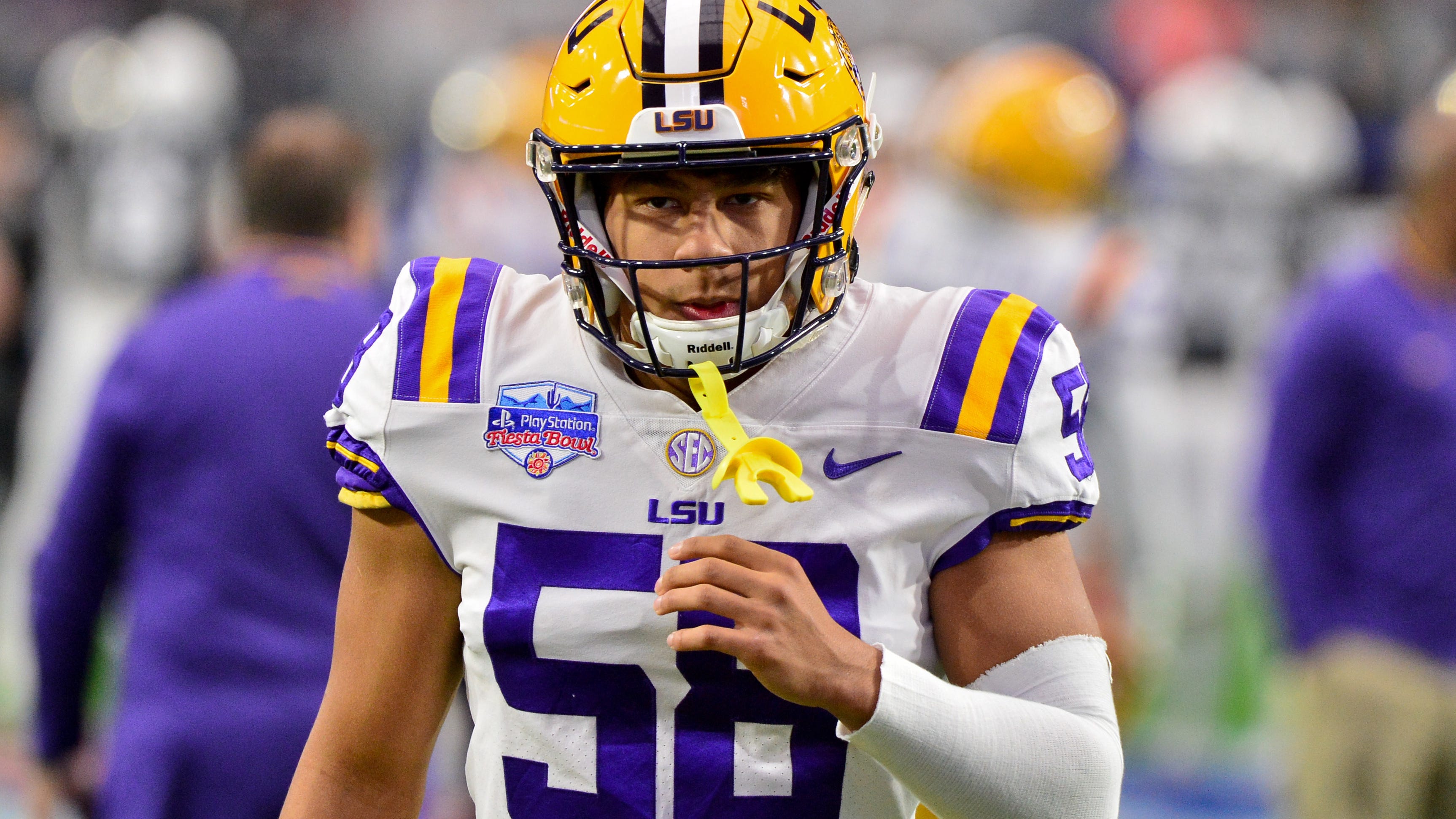 6 LSU players out for McNeese State, LB done for season