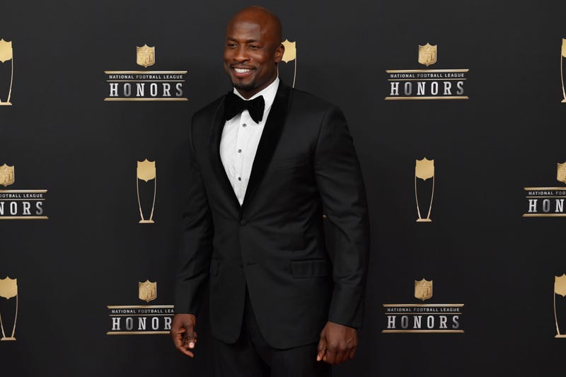 Former NFL player Akbar Gbaja-Biamila at the 2019 NFL Honors