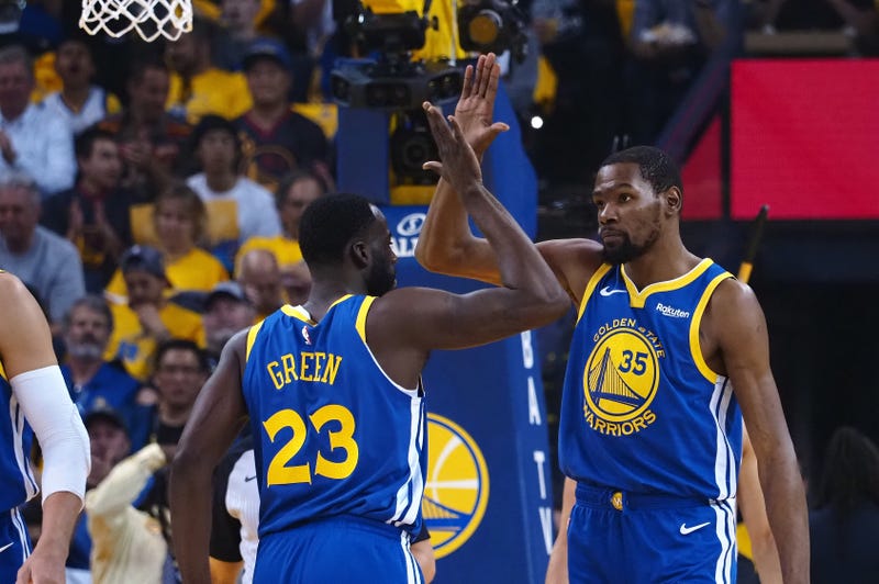 Kevin Durant and Draymond Green