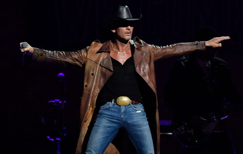 Tim McGraw performs after the conclusion of the fourth round of the NFL Draft Friday, April 26, 2019 in Nashville, Tenn. 